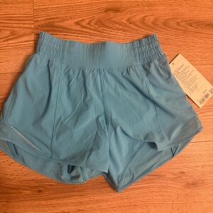 Lululemon High-Rise Hotty Hot Shorts - Kayak Blue NWT